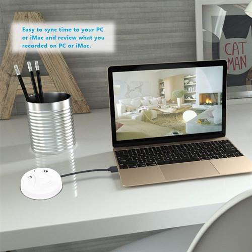 SAFETYNET Hidden Camera Detector 1080P HD Spy Camera Motion Activated Video Recording Remote Control Wireless Security Camera  Cam White