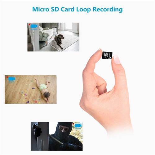 SAFETYNET Hidden Camera Detector 1080P HD Spy Camera Motion Activated Video Recording Remote Control Wireless Security Camera  Cam White