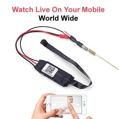 SAFETYNET 4K WiFi Micro Camera DIY Module HD 1080P Mini Camera Security Wireless Camera with Motion Detection  Cam For iPhone/Android Phone/ iPad/PC