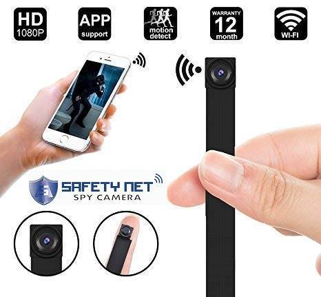 SAFETYNET 4K WiFi Micro Camera DIY Module HD 1080P Mini Camera Security Wireless Camera with Motion Detection  Cam For iPhone/Android Phone/ iPad/PC