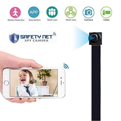 SAFETYNET 4K WiFi Micro Camera DIY Module HD 1080P Mini Camera Security Wireless Camera with Motion Detection  Cam For iPhone/Android Phone/ iPad/PC