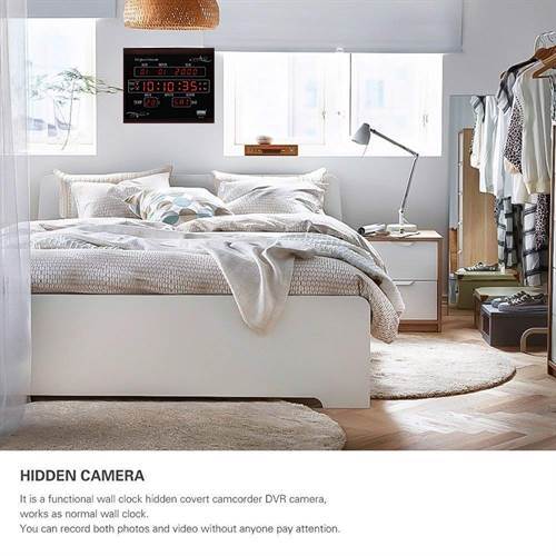 SAFETYNET WiFi  Digital Clock Camera 