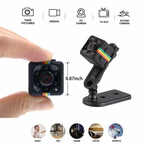 SAFETY NET SQ11 Camera HD 1080P Night Vision Camcorder Infrared Video Recorder(Black)