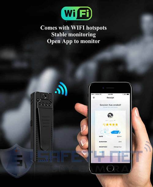 SAFETY NET  HD 1080P Mini Wi-Fi Camera Body Pen Cameras Recording H.264 for Teaching with LED Indicator USB Camera