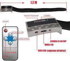 SAFETYNET Full HD 1080P Leather Belt Buckle Camera with Motion Detection Remote control Spy Belt camera Hidden Pinhole Camera Mini DVR