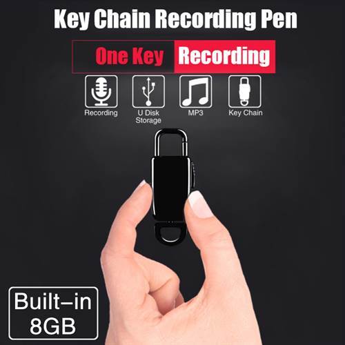 CAM 360 Digital Hi-Focus Spy Voice Recorder with 8 GB Inbuilt Memory and Ear Phones for Long Distance Crystal Clear Recording