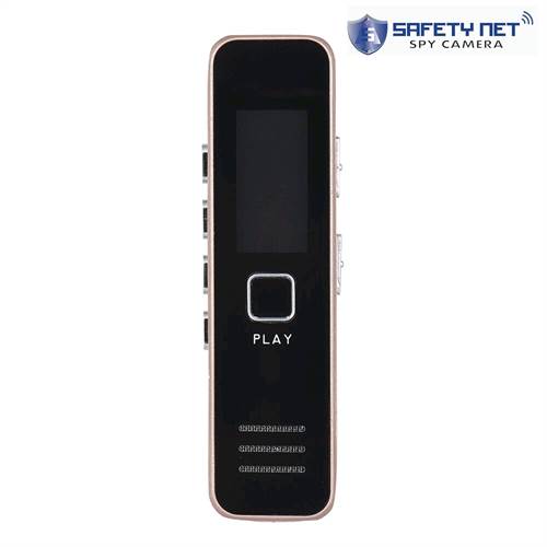 SAFETYNET Digital Voice Recorder MP3 Player Mini Voice Recorder Support 32GB TF Card Professional Dictaphone 20-hour Recording Time