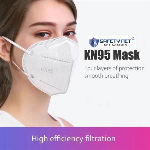 SAFETYNET KN95 Pollution Mask with Metal Nose Tip Good to Fight Air Pollution Bacteria