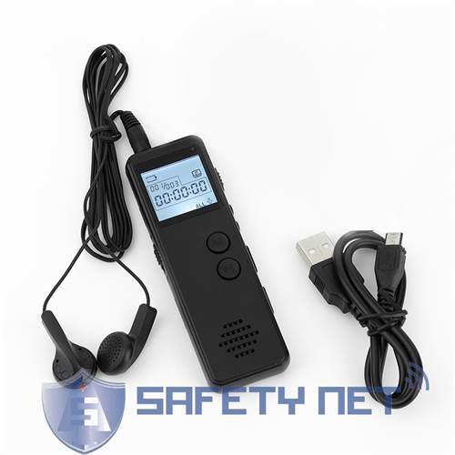 SAFETYNET Voice Recorder Digital Voice Recorder USB Flash Drive Recording Capacity Small Audio Dictaphone