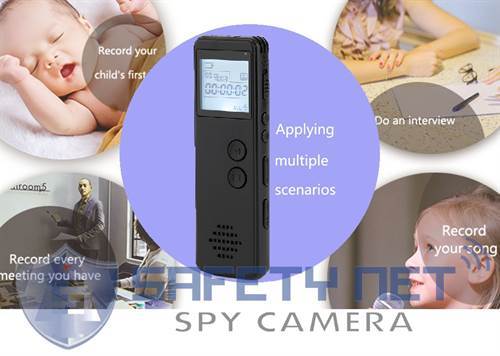 SAFETYNET Voice Recorder Digital Voice Recorder USB Flash Drive Recording Capacity Small Audio Dictaphone