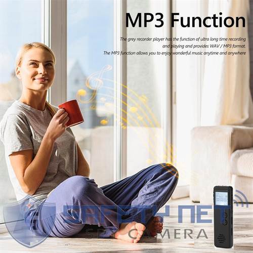 SAFETYNET Voice Recorder Digital Voice Recorder USB Flash Drive Recording Capacity Small Audio Dictaphone