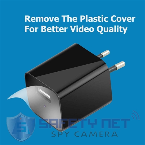SAFETYNET Spy Camera Charger Hidden Camera Mini Spy Camera 1080P USB Charger Camera Hidden Spy Camera Hidden Nanny Cam Hidden Spy Cam Hidden Cam Surveillance Camera Full HD