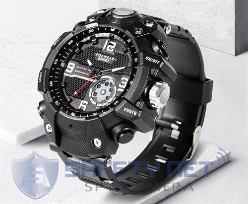SAFETYNET 4K Watch Camera WiFi Waterproof Wrist Watch DVR Wristwatch Motion Detection Video Recorder Wearable LED Light Mini Sport Camera