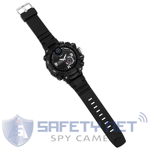 SAFETYNET 4K Watch Camera WiFi Waterproof Wrist Watch DVR Wristwatch Motion Detection Video Recorder Wearable LED Light Mini Sport Camera