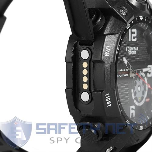 SAFETYNET 4K Watch Camera WiFi Waterproof Wrist Watch DVR Wristwatch Motion Detection Video Recorder Wearable LED Light Mini Sport Camera