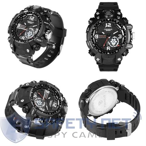 SAFETYNET 4K Watch Camera WiFi Waterproof Wrist Watch DVR Wristwatch Motion Detection Video Recorder Wearable LED Light Mini Sport Camera