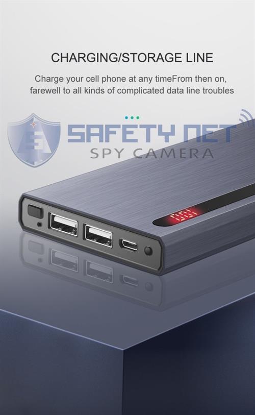 SAFETYNET NEW 4K  HD 1080P Spy Camera Wireless Charging Hidden Camera With Long Recording Time  Battery Powered Wifi Camera