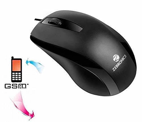 SAFETYNET Optical Mouse with Hidden Surveillance Monitor GSM Listening Device, GSM Hidden Microphone Audio Surveillance in Mouse, Mini GSM Transmitter