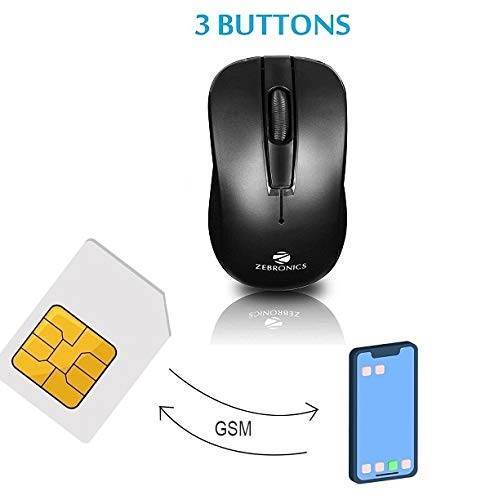 SAFETYNET Optical Mouse with Hidden Surveillance Monitor GSM Listening Device, GSM Hidden Microphone Audio Surveillance in Mouse, Mini GSM Transmitter