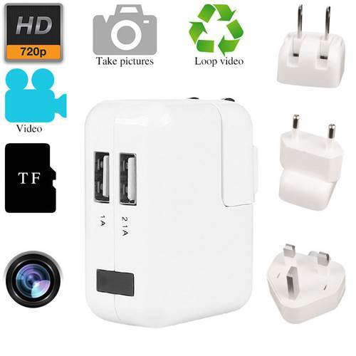 SAFETYNET Newest Spy Socket Plug Charger Camera USB Adapter Charger 1080P Hidden Camera HD Recorder EU/ US/ UK plug Charger Spy camera