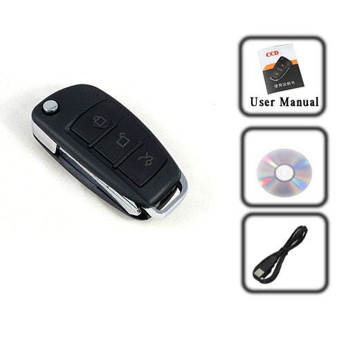 CAM 360 1080P S820 Car Key Camera With IR Night vision Motion Detection Mini DV DVR For Audi Key Chain Mini Camera Video Recorderg An Optional 32GB SD Card 
