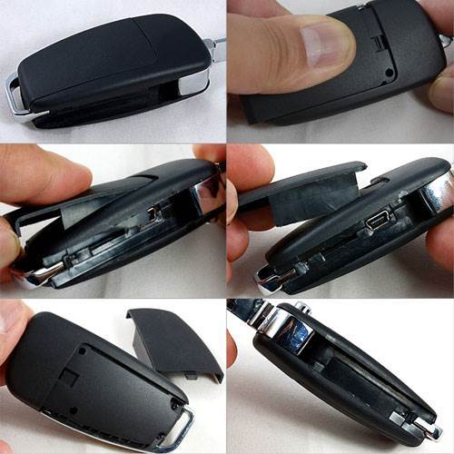 CAM 360 1080P S820 Car Key Camera With IR Night vision Motion Detection Mini DV DVR For Audi Key Chain Mini Camera Video Recorderg An Optional 32GB SD Card 