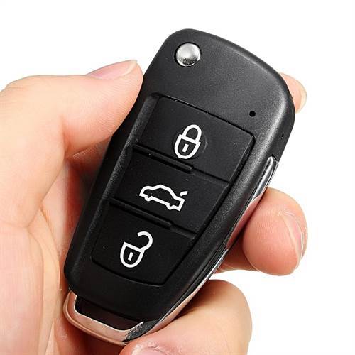 SAFETYNET 1080P Spy Car KeyChain Camera Mini Spy Cam Hidden Cameras Micro DV DVR Video Recorder Spy Hidden Camera Mini Car Key Camera Mini 