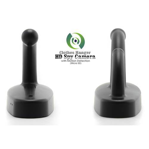 SAFETYNET Motion-Activated Clothes Hanger HD Camera - DVR with TF Card Slot