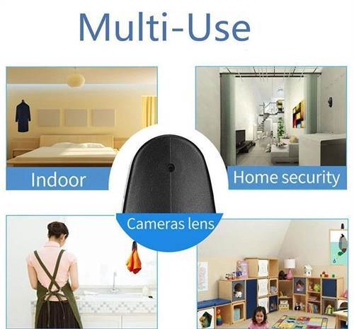 SAFETYNET Motion-Activated Clothes Hanger HD Camera - DVR with TF Card Slot