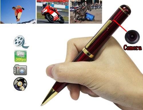 CAM 360 32GB Inbuilt USB Flash Drive Stick Mini Pin-hole HD Spy Red  Usb Pen Camera Voice-Video Recorder